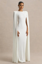 Load image into Gallery viewer, Cape Sleeve Sexy Maxi Dress