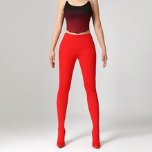 Load image into Gallery viewer, Leopard Butterfly Printed Silk Socks Boots