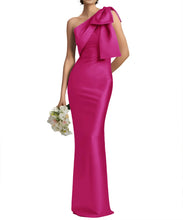 Load image into Gallery viewer, Elegant One Shoulder Mermaid Prom Dress