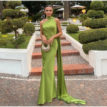 Load image into Gallery viewer, Elegant Ribbon Halter Dress Wom