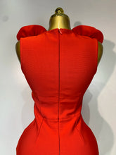 Load image into Gallery viewer, 3D Flower Sleeveless Bodycon Bandage Dress