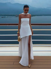 Load image into Gallery viewer, Mesh Patchwork Maxi Dress