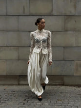 Load image into Gallery viewer, Elegant Lace See Through Shirt