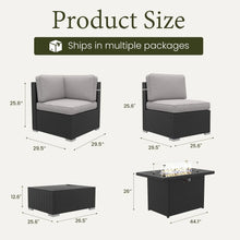 Load image into Gallery viewer, 15 Piece Patio Furniture Set