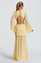 Load image into Gallery viewer, Long Sleeve Sexy Maxi Dress