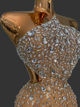 Load image into Gallery viewer, Mesh Backless See Through Bodycon Mini Dress