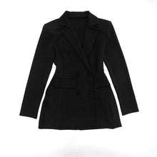 Load image into Gallery viewer, Long Sleeve Sexy Mini Blazer Dress