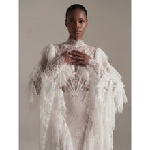 Load image into Gallery viewer, High Neck Illusion Neckline Prom Dress