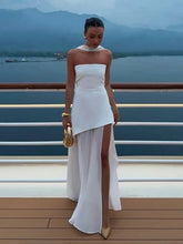 Load image into Gallery viewer, Mesh Patchwork Maxi Dress
