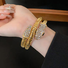 Load image into Gallery viewer, Popcorn Chain Snake Necklace Bangle
