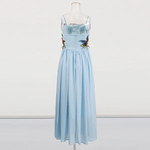 High Wist Temperament Long Dress
