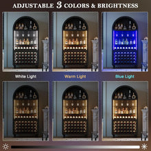 Load image into Gallery viewer, Arched Wine Bar Cabinet