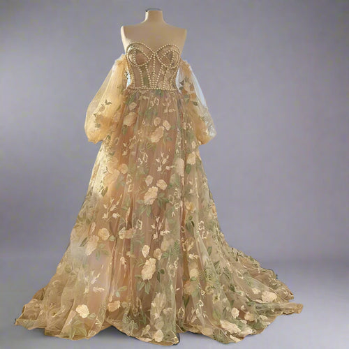 Lena Pearl Decoration Luxury Dress