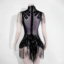 Load image into Gallery viewer, Rhinestone rhinestone Bodysuit