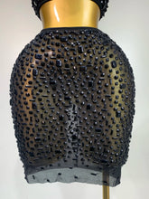 Load image into Gallery viewer, Luxury Rhinestone Mesh See Through