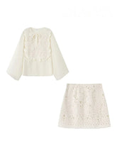 Load image into Gallery viewer, Long Sleeve Lace Up Suit