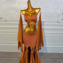 Load image into Gallery viewer, Customized Luxury Rhinestone High-end Satin Set