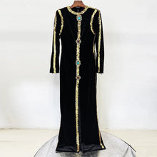 Load image into Gallery viewer, Velvet Long Dress