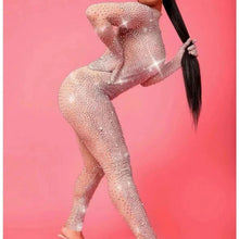 Load image into Gallery viewer, Luxury Full Rhinestones Jumpsuit