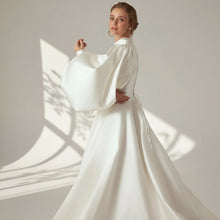 Load image into Gallery viewer, Customized High Collar A-line Dress