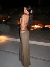 Load image into Gallery viewer, Hollow Out Sequin Halter Dress
