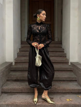 Load image into Gallery viewer, Elegant Lace See Through Shirt