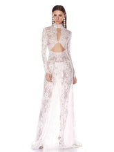 Load image into Gallery viewer, Lace Cut Out Design Long Dress