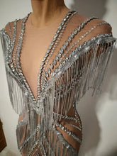 Load image into Gallery viewer, Tassels Stretch Long Dress