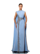 Load image into Gallery viewer, Crepe Evening Dress