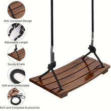 Load image into Gallery viewer, Solid wood swing anticorrosive wood