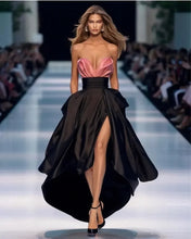 Load image into Gallery viewer, High End Black High Low Skirt