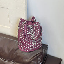 Load image into Gallery viewer, Studded Bucket Bag