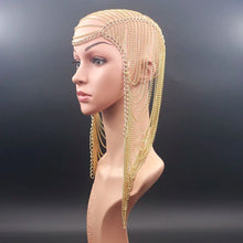 Load image into Gallery viewer, Luxury Punk Head Chain Hair