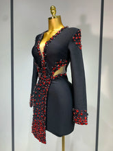 Load image into Gallery viewer, Black Bandage Dress