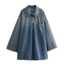 Load image into Gallery viewer, Blue Denim Dress