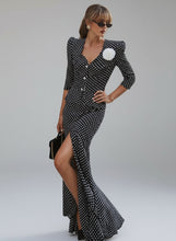 Load image into Gallery viewer, Bodycon Long Sleeve Shirt Set