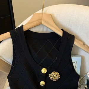 Vintage Elegant Luxury Chic Vest