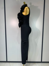 Load image into Gallery viewer, 3D Flower Sleeveless Bodycon Bandage Dress