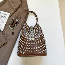 Load image into Gallery viewer, Studded Bucket Bag
