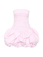 Load image into Gallery viewer, Solid Spliced Ruffles Slimming Dress