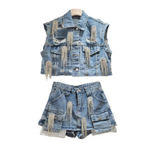 Load image into Gallery viewer, Cargo Short Skirts Set