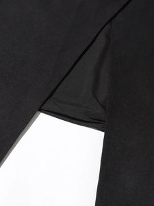 Colorblack Slimming Elegant Long Dress