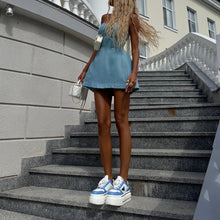 Load image into Gallery viewer, Denim Mini Dress
