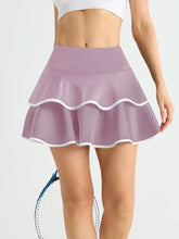 Load image into Gallery viewer, High Waist Color Block Skort