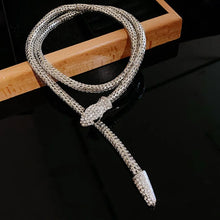 Load image into Gallery viewer, Popcorn Chain Snake Necklace Bangle