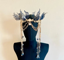 Load image into Gallery viewer, Butterfly Wings Long Tassels Hair Tiara