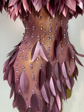 Load image into Gallery viewer, Sexy Mesh See Through Diamonds Bodycon Dress