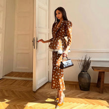Load image into Gallery viewer, Floral Printing Gauze Patchwork Skirt Suit