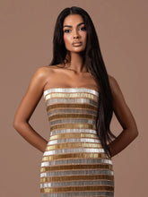 Load image into Gallery viewer, Seraphina Fringe Couture Dress