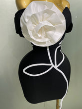 Load image into Gallery viewer, Black Mini Bodycon Bandage Dress